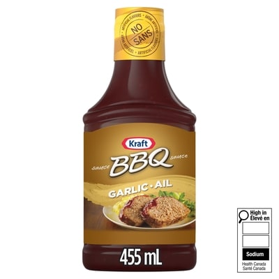 Kraft Garlic BBQ Sauce 455 ml, $0.61/100ml