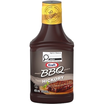 Kraft Sauce BBQ Hickory 455 ml, 1,10 $/100ml