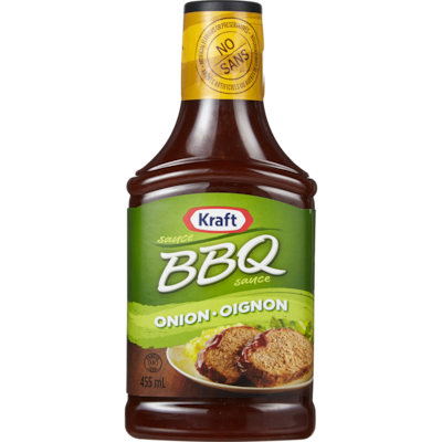Kraft Onion BBQ Sauce 455 ml, $1.10/100ml