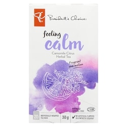 President's Choice Feeling Calm Camomile Citrus Herbal Tea - 20 ea