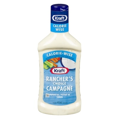 Kraft Rancher's Choice Salad Dressing, Calorie Wise 475 ml, $0.95/100ml