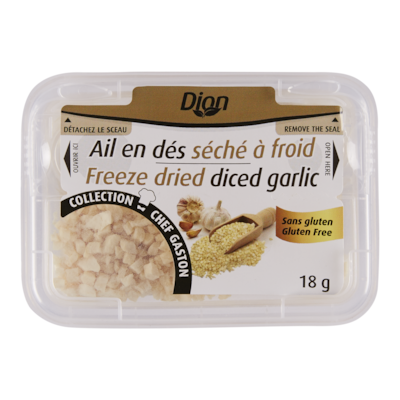 Dion Ail émincé 18 g, 30,50 $/100g
