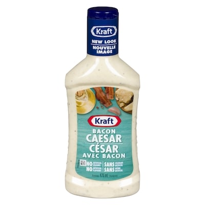 Kraft Caesar with Bacon Salad Dressing 475 ml, $0.95/100ml