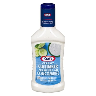 Kraft Creamy Cucumber Dressing 475 ml, $0.95/100ml