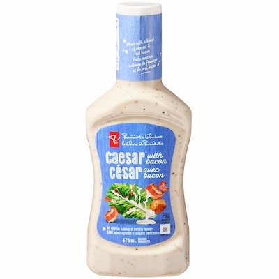 President's Choice Caesar with Bacon Dressing 475 ml, $0.80/100ml