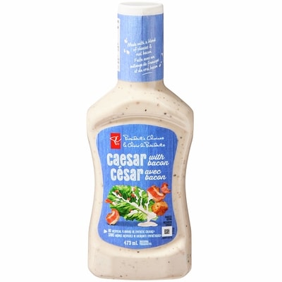 le Choix du Président Vinaigrette César au bacon 475 ml, 0,95 $/100ml