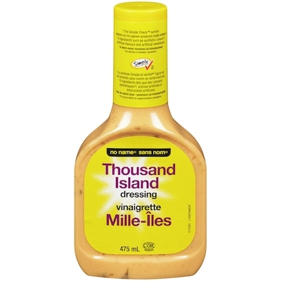 No Name Thousand Island Dressing 475 ml, $0.91/100ml