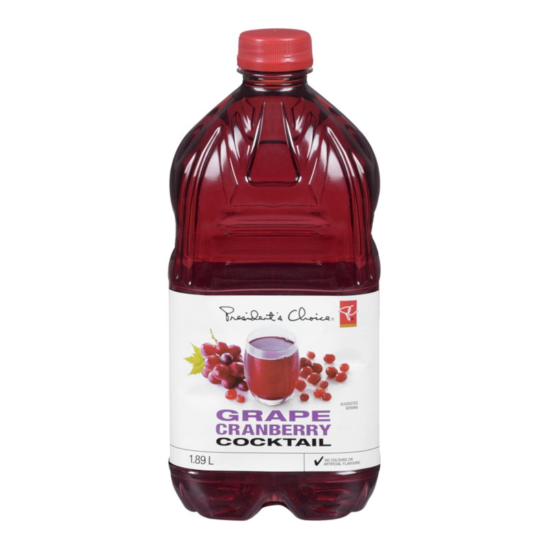 President's Choice Grape Cranberry Cocktail - 1.89 l | Zehrs