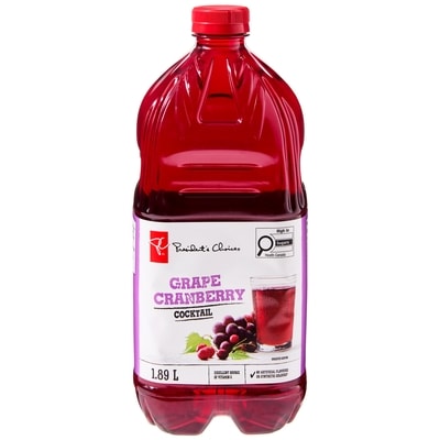 President's Choice Grape Cranberry Cocktail 1.89 l, $0.22/100ml