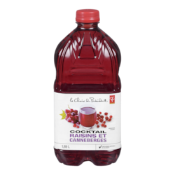 le Choix du Président Cocktail De Canneberge Et Raisin 1.89 l, 0,23 $/100ml