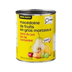 FRUiTS　no30 No Name Chunky Mixed Fruit in Juice from Concentrate - 796 ml