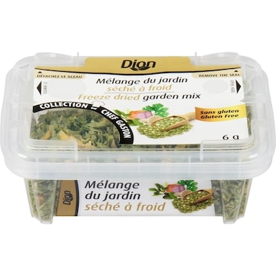 Dion Mélange du jardin séché à froid 6 g, 91,50 $/100g