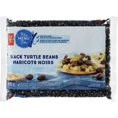PC Blue Menu Black Turtle Beans 900 g, $0.44/100g