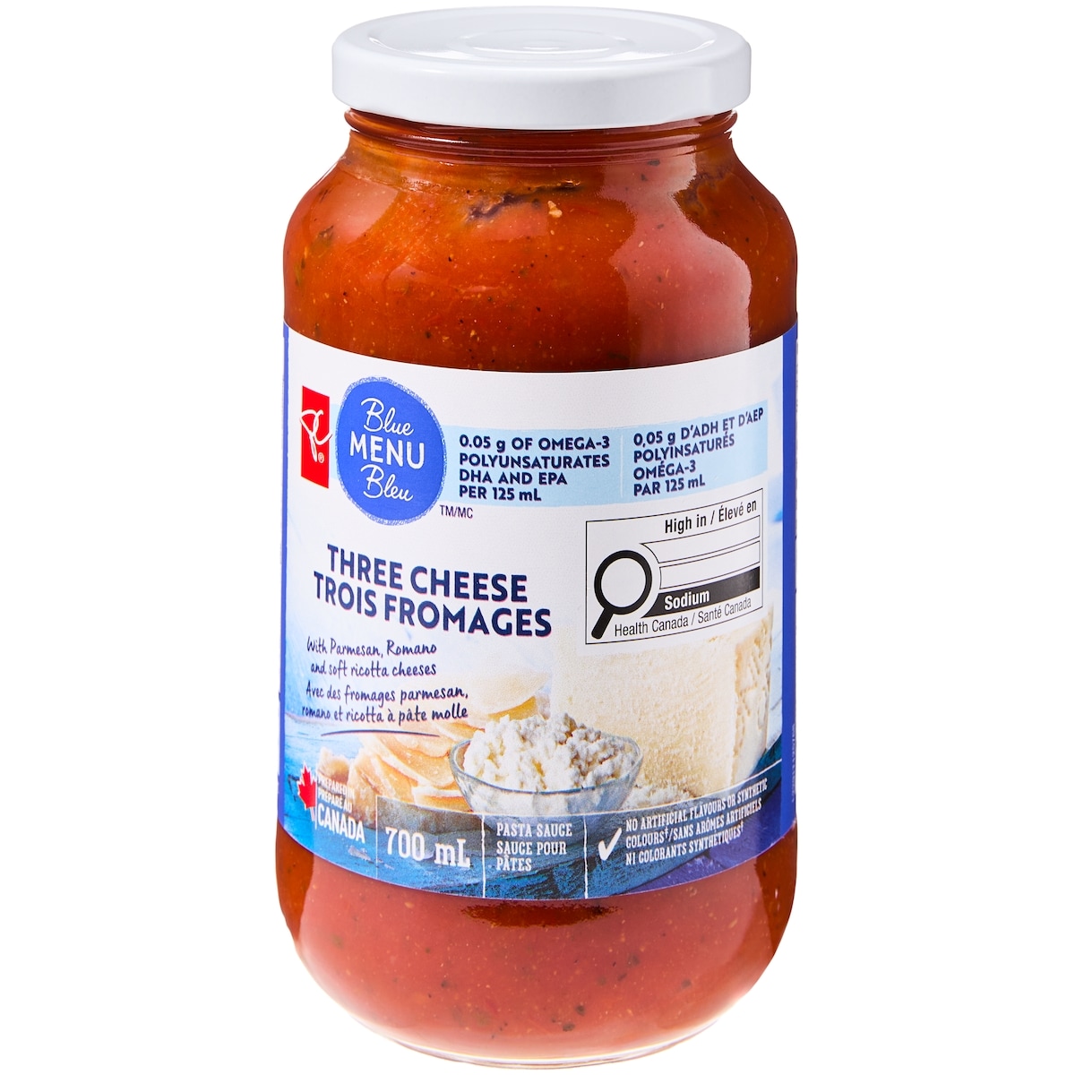 PC Blue Menu Three Cheese Pasta Sauce
