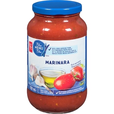 PC Blue Menu Marinara Pasta Sauce 700 ml, $0.61/100ml