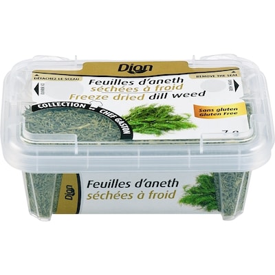 Dion Dill Leaves, Freeze Dried 7 g, $68.43/100g
