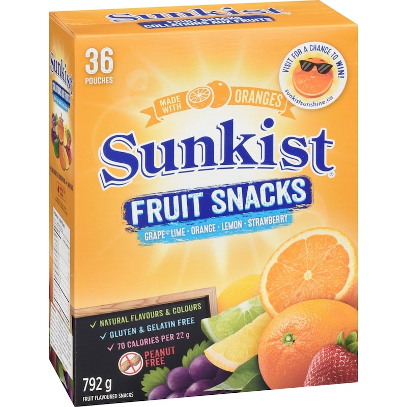 Fruit Snacks, Assorted Flavours