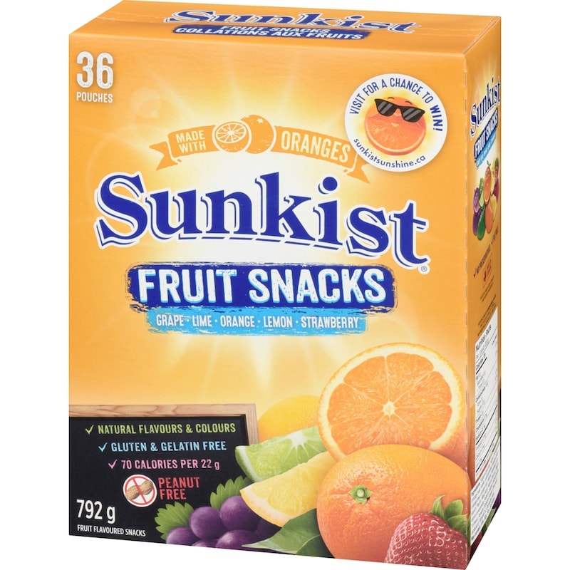 Fruit Snacks, Assorted Flavours