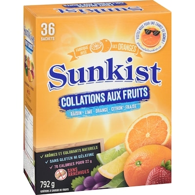 Goûters aux fruits saveurs assorties