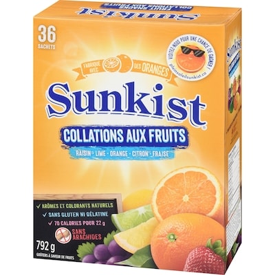 Goûters aux fruits saveurs assorties