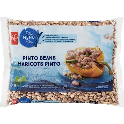PC Blue Menu Pinto Beans 900 g, $0.44/100g