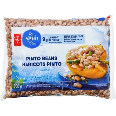 PC Blue Menu Pinto Beans 900 g, $0.33/100g