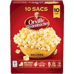 Orville Redenbacher’s Maïs soufflé, saveur de beurre 10x82.0 g, 1,28 $/100g