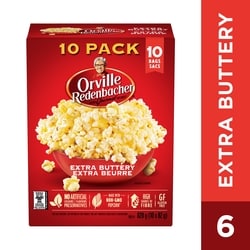 Orville Popcorn, Extra Buttery 10x82.0 g, $1.40/100g