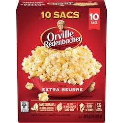 Orville Redenbacher’s Maïs soufflé, saveur extra beurre 10x82.0 g, 1,28 $/100g