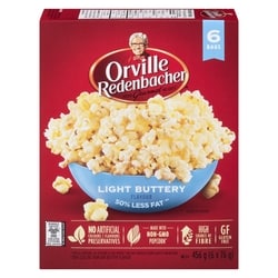 Orville Popcorn, Buttery Light 6x76.0 g, $1.31/100g