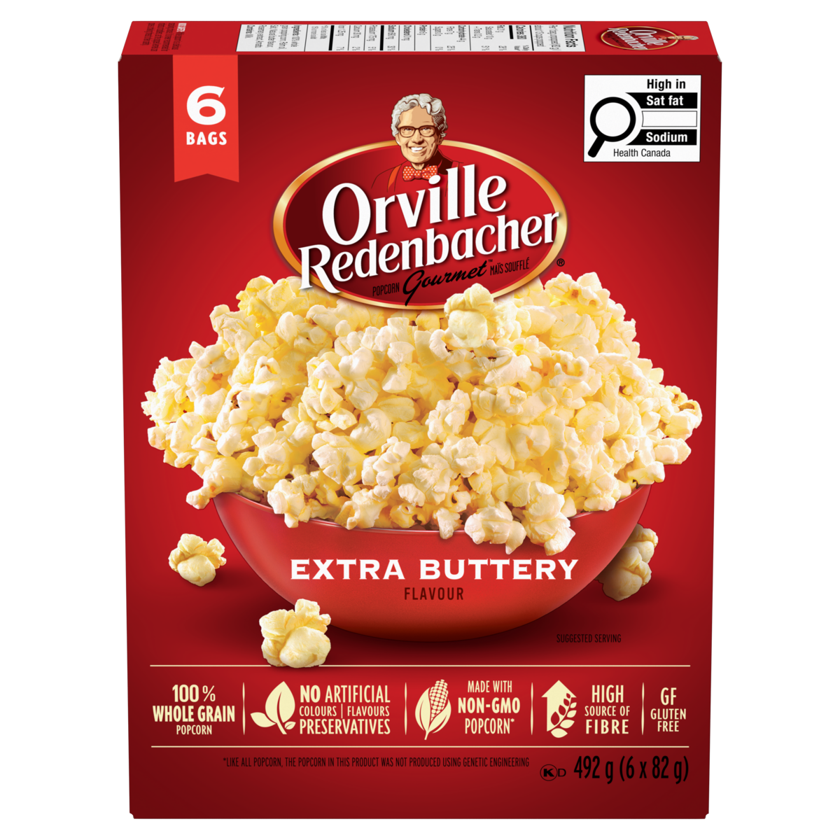 Orville Redenbacher Gluten-Free Popcorn Extra Buttery