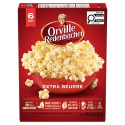 Orville Redenbacher’s Maïs soufflé, extra beurre 6x82.0 g, 0,81 $/100g