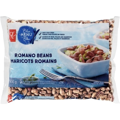 PC Blue Menu Romano Beans 900 g, $0.44/100g