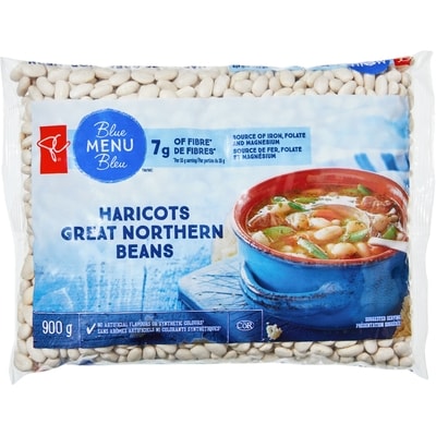 PC Blue Menu Great Northern Beans 900 g, $0.44/100g