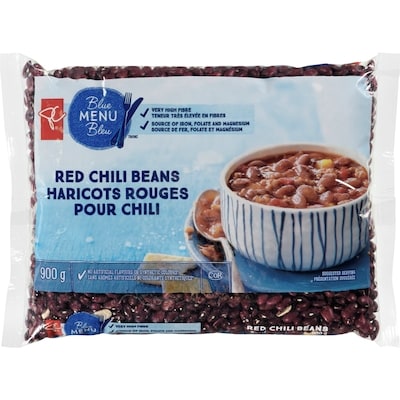 PC Blue Menu Red Chili Beans 900 g, $0.44/100g