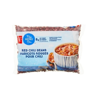 PC Blue Menu Red Chili Beans 900 g, $0.48/100g