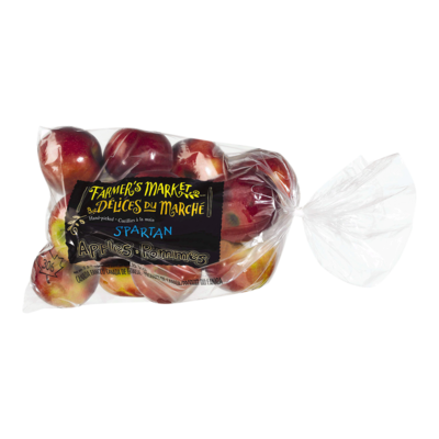 Farmer's Market Spartan Apples, 5 lb Bag 2.27 kg, $0.37/100g
