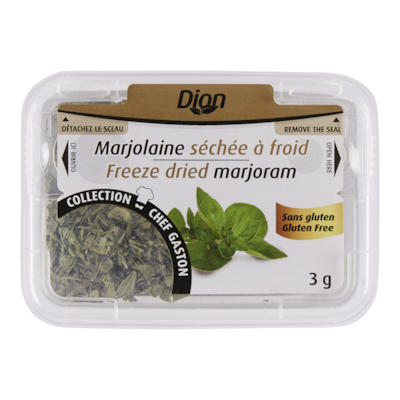 Dion Collection chef gaston marjolaine séchée à froid 3 g, 183,00 $/100g