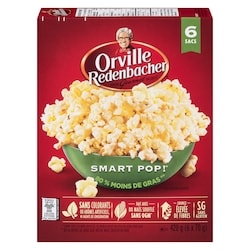 Orville Redenbacher’s Bol à pop-corn, Smart Pop ! 6x70.0 g, 1,31 $/100g
