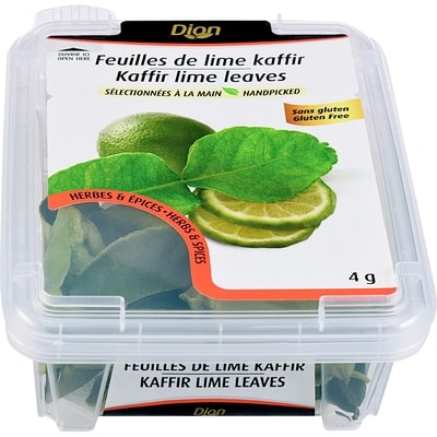 Dion Kaffir Lime Leaves 4 g, $144.75/100g
