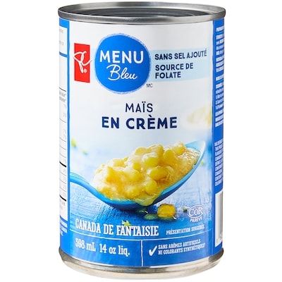 Maïs en crème