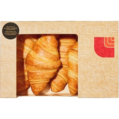 null Croissants pur beurre, emb. de 4 248 g, 1,93 $/100g