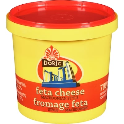 Krinos Fromage feta, style macédonien 700 g, 2,07 $/100g