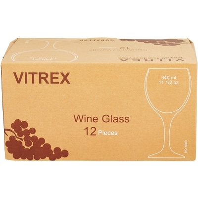 Vitrex Balloon Wine Glasses, 11.5oz 12x12.0 ea, $1.98/1ea