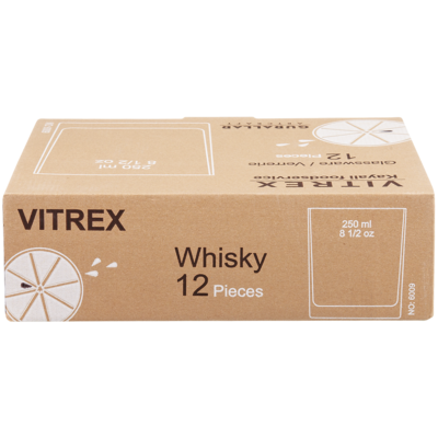 Vitrex Old Fashioned Glass, 8.5oz 12x12.0 ea, $2.00/1ea