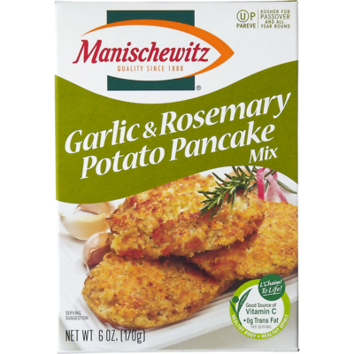 Manischewitz Potato Pancake Mix, Roasted Garlic & Rosemary 170 g, $3.70/100g