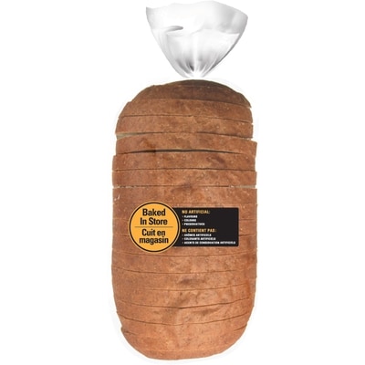 null 60% Whole Wheat Bread, Sliced 383 g, $0.78/100g