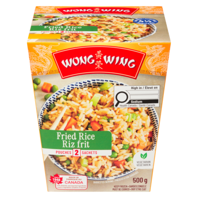 Wong Wing Vegetable Fried Rice 500 g, $0.02/1ea