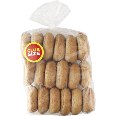 null Kaiser Buns, 60% Whole Wheat 900 g, $0.56/100g