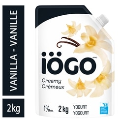 Pochette de yogourt à la vanille 1 %